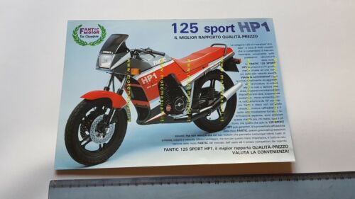 Fantic Motor 125 Sport HP1 1985 depliant moto ITALIANO originale …