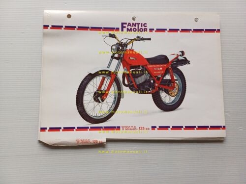 Fantic Motor 125 Trial 1979 2 cataloghi ricambi originali parts …