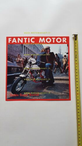 Fantic Motor 50 Diablo Super Rocket 1973 depliant ITALIANO originale