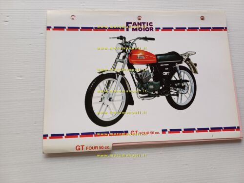Fantic Motor 50 GT Four 1980 catalogo ricambi originale spare …