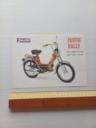 Fantic Motor 50 Rally depliant italiano originale