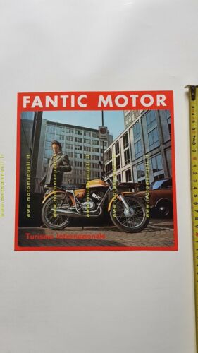 Fantic Motor 50 Turismo Internazionale 1973 depliant INGLESE originale