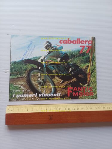 Fantic Motor Caballero 50-125 produzione modelli 1977 depliant italiano original