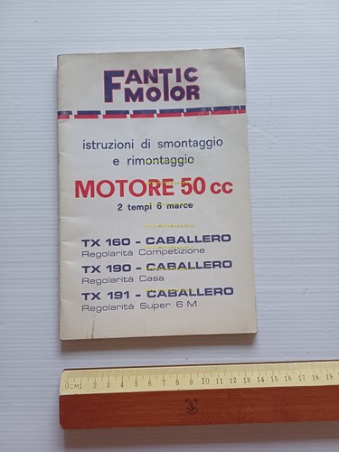 Fantic Motor Caballero manuale officina motore 50 6 V 1977 …