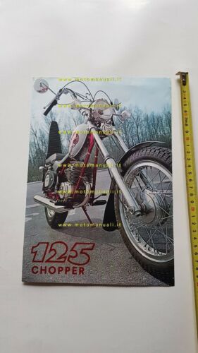 Fantic Motor Chopper 125 1973 depliant originale ITALIANO brochure