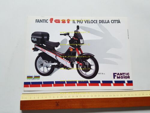 Fantic Motor Fast 50 tubone 1989 depliant originale