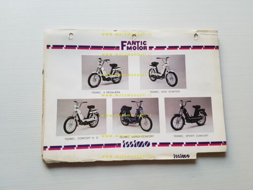 Fantic Motor Issimo 50 modelli 1979-80 catalogo ricambi TELAIO MOTORE …