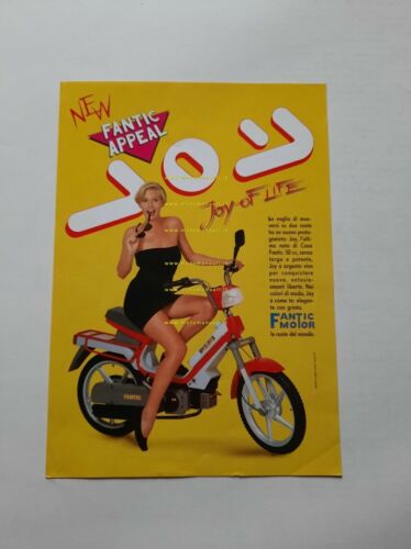 Fantic Motor JOY 50 1989 depliant originale ITALIANO brochure