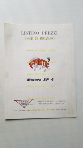 Fantic Motor Motore 50 SP 4 anni 70 catalogo ricambi …