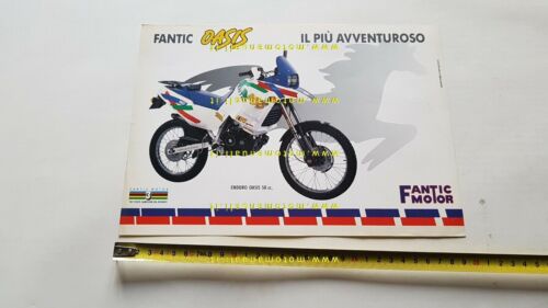 Fantic Motor Oasis 50 1989 depliant originale moto brochure