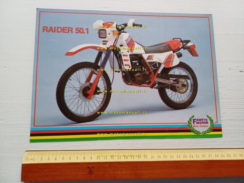 Fantic Motor Raider 50.1 1985-86 depliant originale italiano