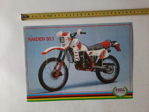 Fantic Motor Raider 50.1 1985 depliant originale brochure