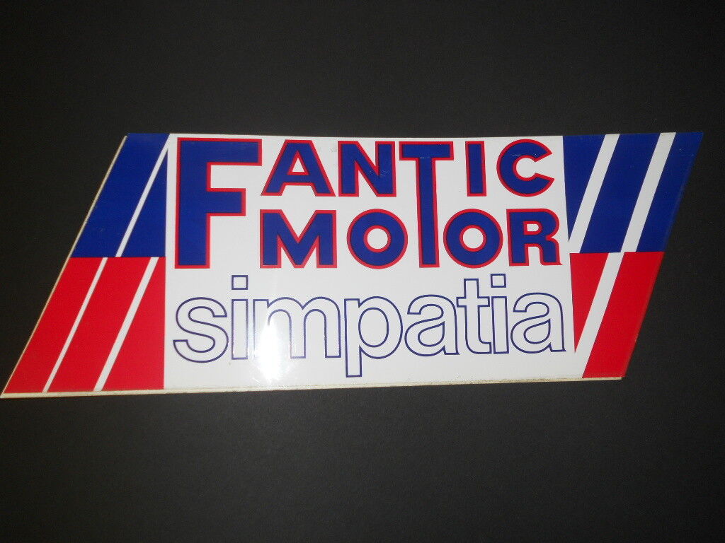 Fantic Motor Simpatia vetrofania adesivo originale anni '80 epoca no …