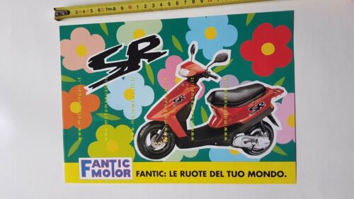 Fantic Motor SR 50 Scooter 1995 depliant originale ITALIANO brochure