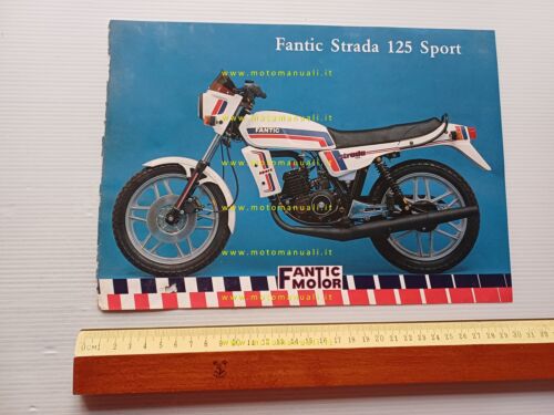 Fantic Motor Strada 125 Sport 1982 depliant originale ITALIANO