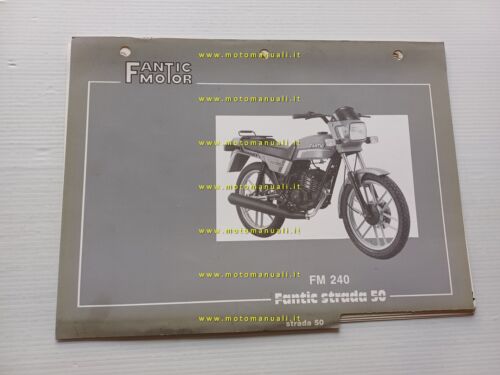 Fantic Motor Strada 50 1983 catalogo ricambi originale spare parts …