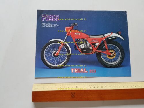 Fantic Motor Trial 125 1979 depliant italiano originale