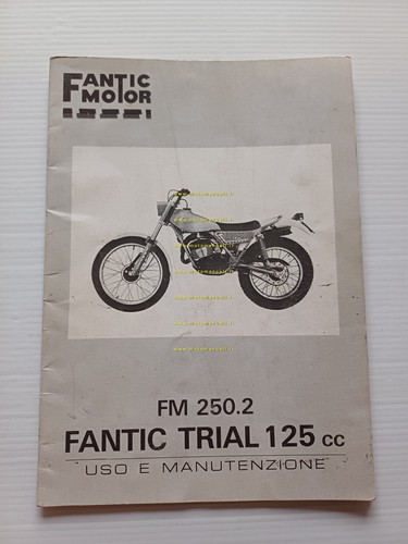 Fantic Motor Trial 125 FM 250.2 1982 manuale uso manutenzione …