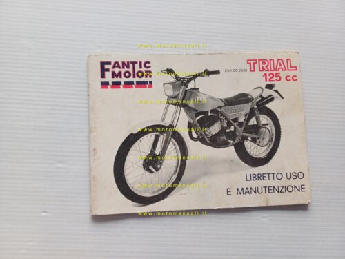 Fantic Motor Trial 125 TX 250 1980 manuale uso manutenzione …