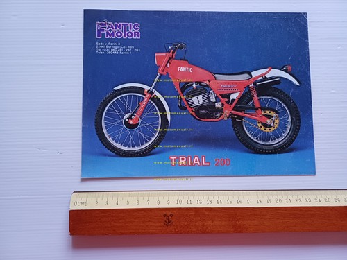 Fantic Motor Trial 200 1979 depliant italiano originale