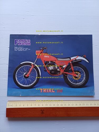 Fantic Motor Trial 200 1979 depliant originale moto brochure