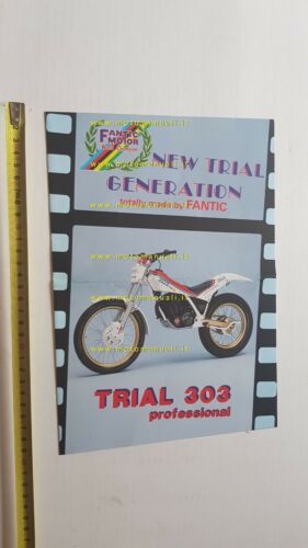 Fantic Motor Trial 303-243-125 Professional 1987 depliant originale moto