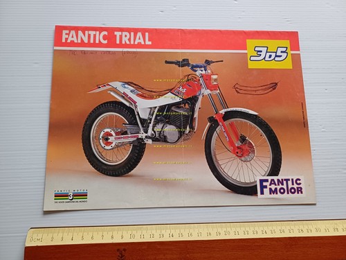 Fantic Motor Trial 305 -245- 125 1988 depliant italiano originale