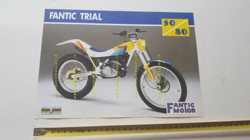 Fantic Motor Trial 50 - 80 1990 depliant originale brochure …