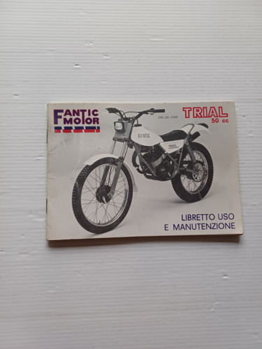 Fantic Motor Trial 50 1980 manuale uso manutenzione libretto istruzioni …