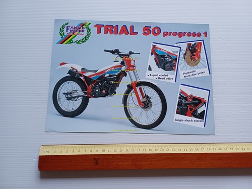 Fantic Motor Trial 50 Progress 1 1986-87 depliant originale italiano