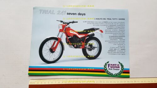 Fantic Trial 241 Seven Days 1986 depliant originale