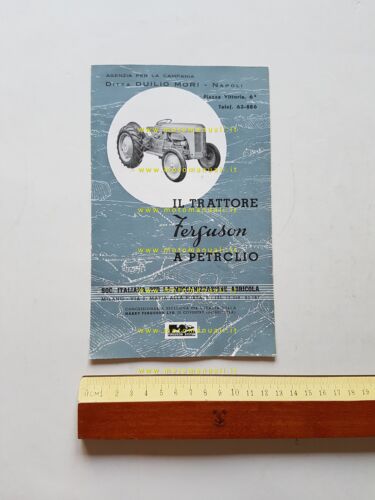 Ferguson trattore TE-D-20 1951 depliant ITALIANO originale