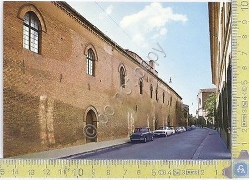 Ferrara - Casa Romei - con auto d'epoca - '60s