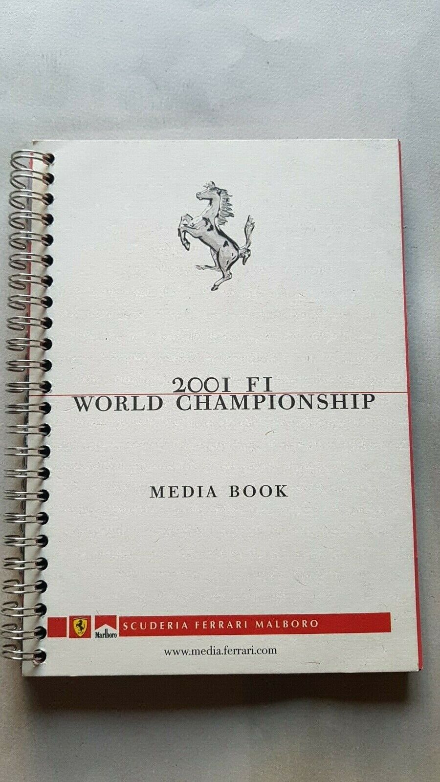 Ferrari 2001 F1 World Championship Media Book originale