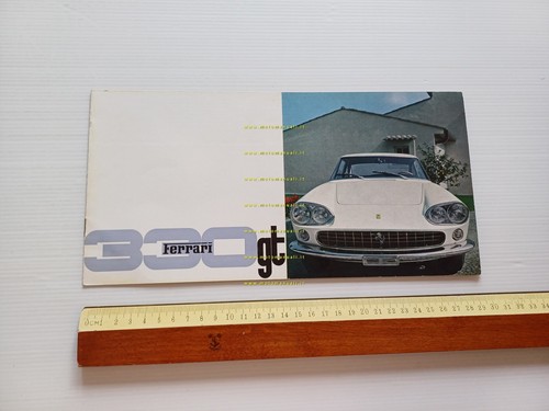 Ferrari 330 GT 1964 depliant originale testo italiano inglese francese