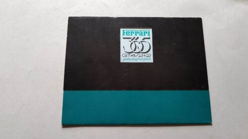 Ferrari 365 GT4 2+2 1973 depliant N. 88/73 originale