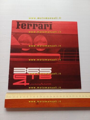 Ferrari 365 GTB 4 Daytona 1968 depliant originale ITALIANO ref. …