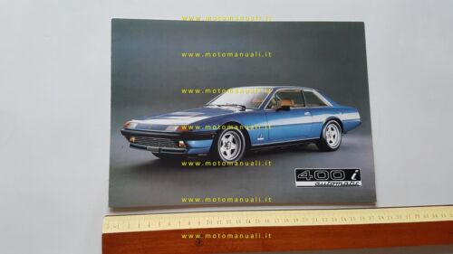 Ferrari 400 i Automatic 1982 depliant originale ITALIANO n. 246/82
