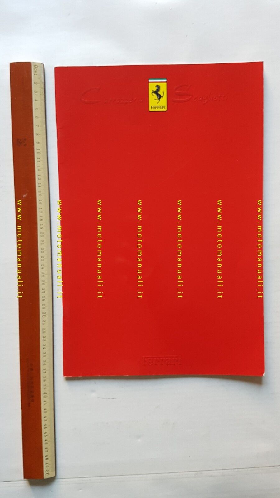 Ferrari Carrozzeria Scaglietti depliant originale