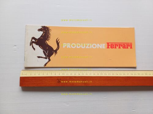 Ferrari catalogo produzione modelli 1977 depliant originale n.146-77