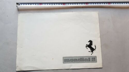 Ferrari Mondial 8 1980 depliant originale n.182/80 car brochure