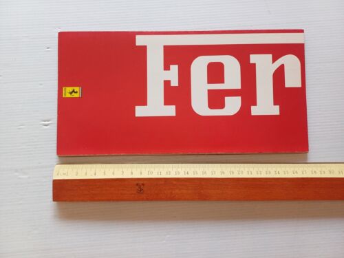 Ferrari produzione modelli 1990 depliant originale 616/90 italiano