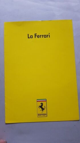 Ferrari stabilimento e pista Fiorano 1989 n. 537/89 depliant originale …