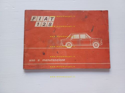 FIAT 128 1971 manuale uso manutenzione libretto istruzioni italiano originale