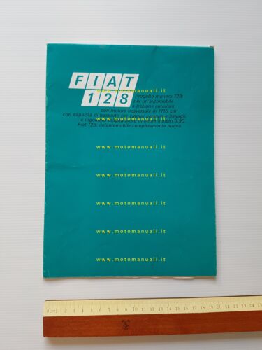 FIAT 128 1a serie depliant poster italiano originale