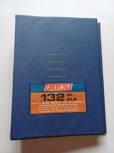 FIAT 132 GL-GLS 1974 catalogo ricambi MOTORE originale