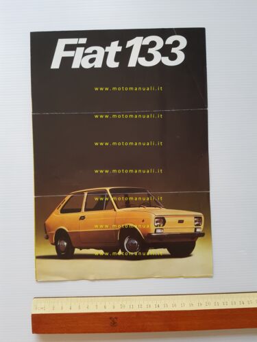 FIAT 133 850 1974 depliant francese originale