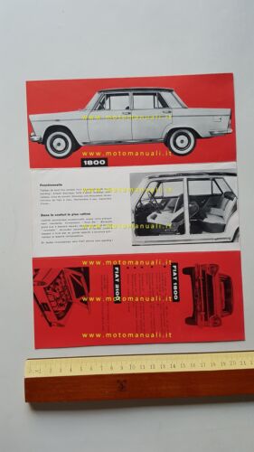 Fiat 2100 - 1800 depliant originale