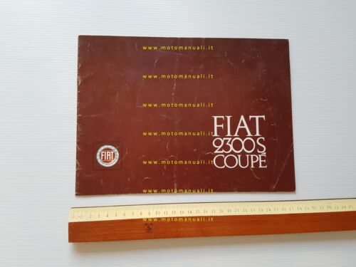 FIAT 2300 S Coupè 1961 depliant italiano originale