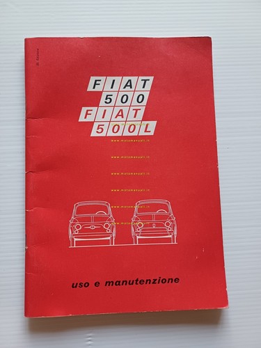 Fiat 500 - 500 L 1969 manuale uso manutenzione libretto …